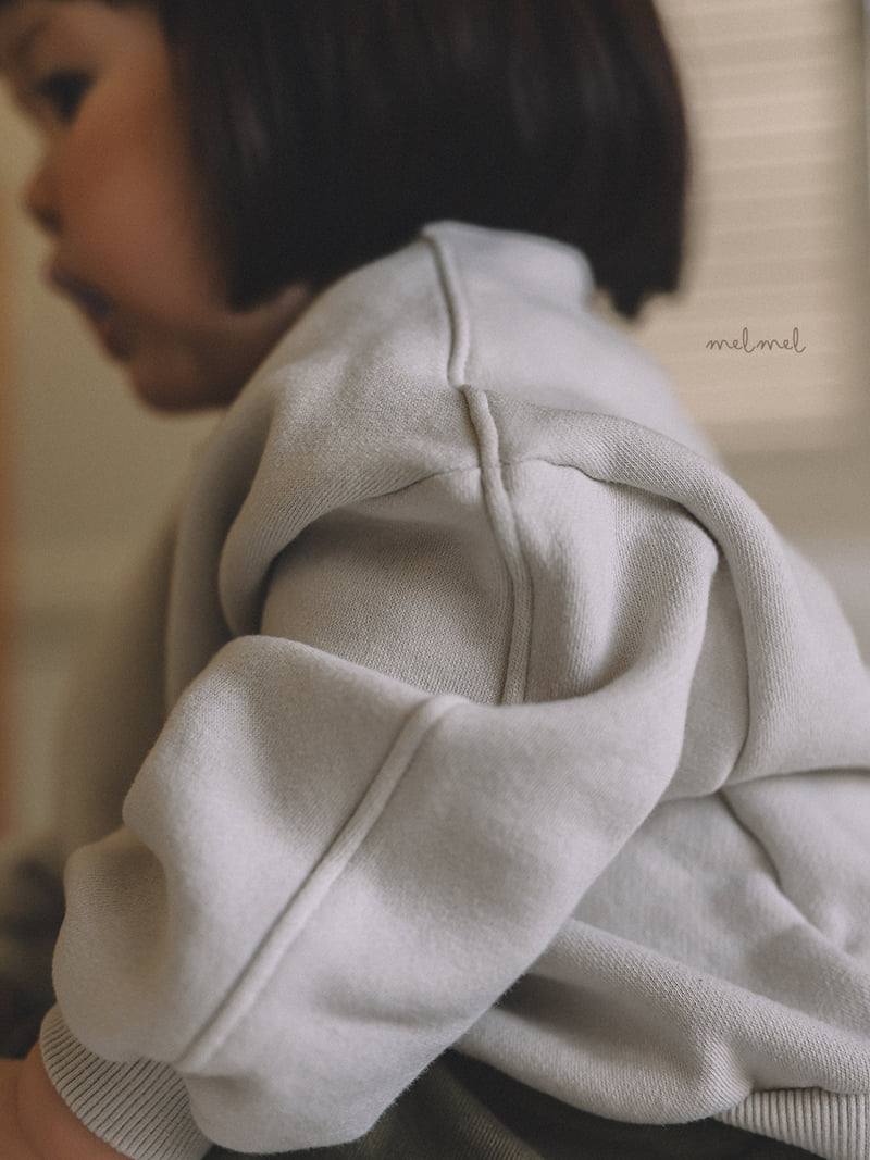 Melmel - Korean Children Fashion - #littlefashionista - Oversized Fleece Sweatshirt - 5