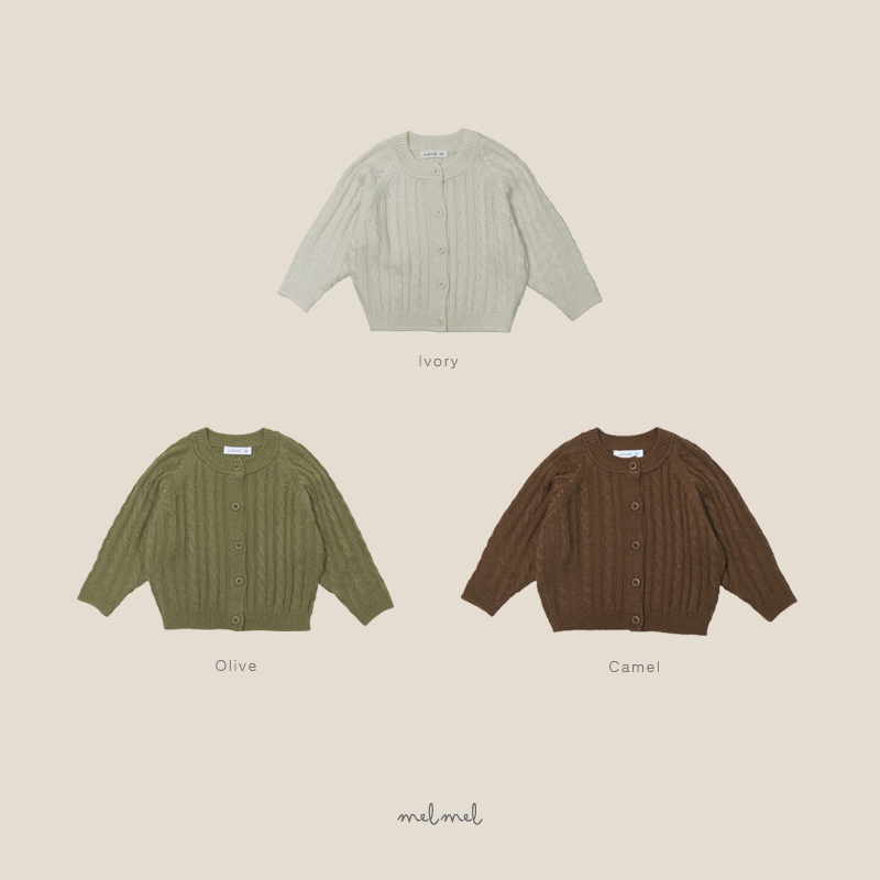 Melmel - Korean Children Fashion - #littlefashionista - Knit Cardigan