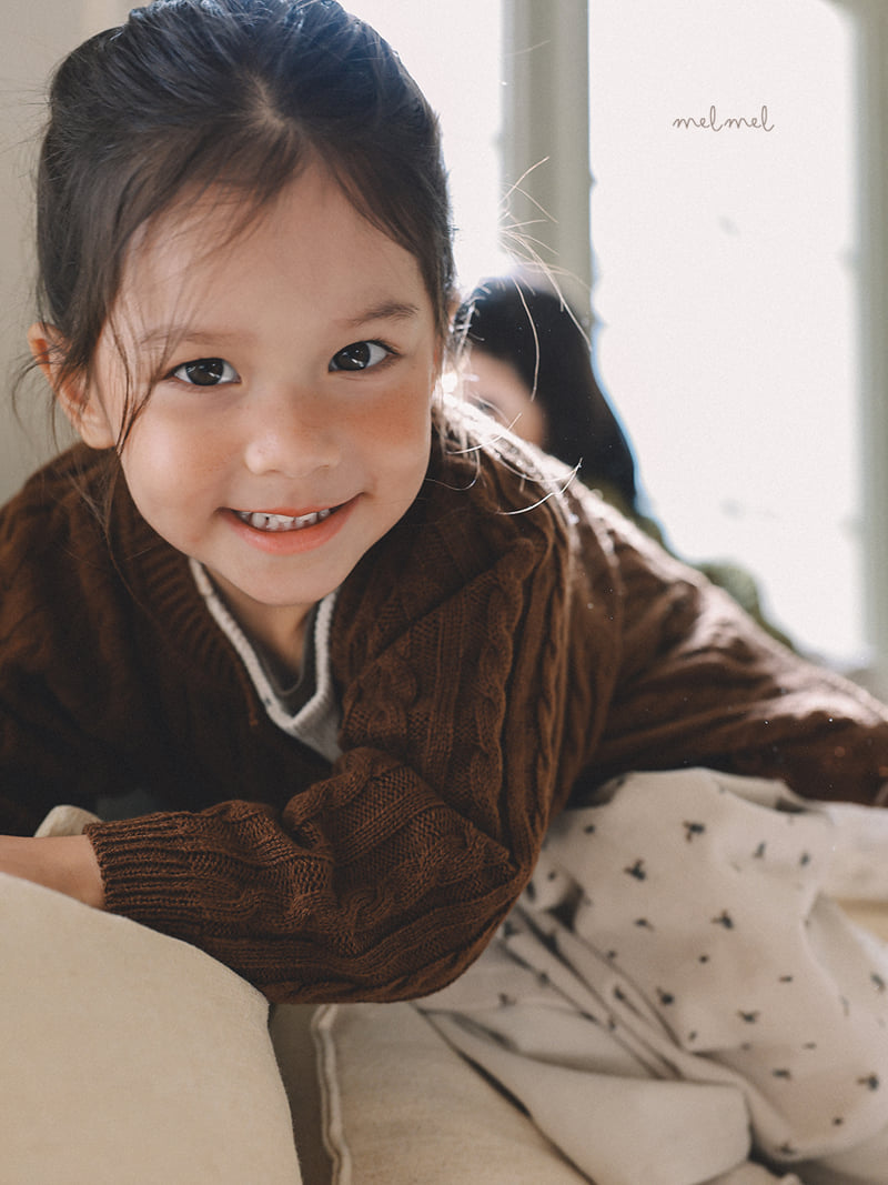 Melmel - Korean Children Fashion - #stylishchildhood - Knit Cardigan - 7