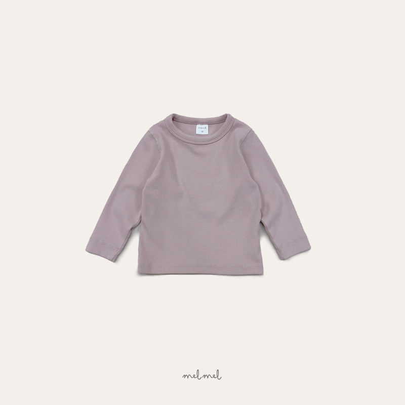 Melmel - Korean Children Fashion - #stylishchildhood - Ribbed Tee - 6