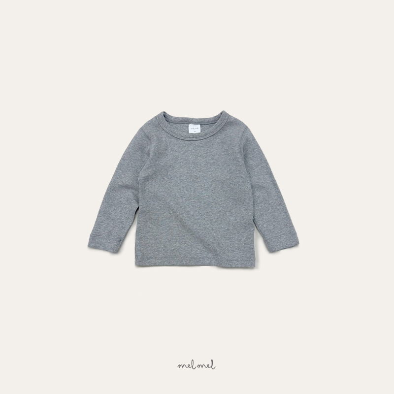 Melmel - Korean Children Fashion - #toddlerclothing - Ribbed Tee - 5