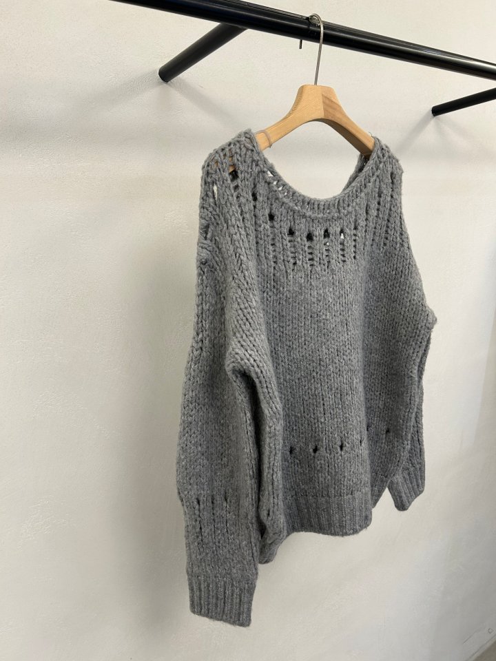 Merry J - Korean Women Fashion - #momslook - Mauve Day Knit - 7