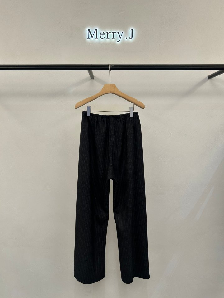 Merry J - Korean Women Fashion - #pursuepretty - Smoky Stripe Pants - 5