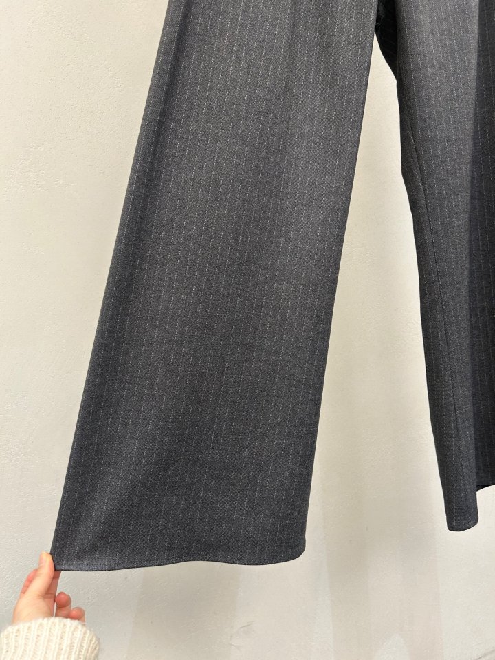 Merry J - Korean Women Fashion - #romanticstyle - Smoky Stripe Pants - 7