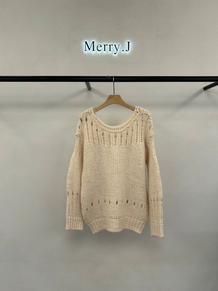 Merry J - Korean Women Fashion - #romanticstyle - Mauve Day Knit - 3