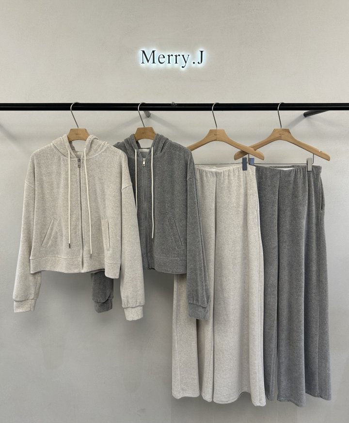 Merry J - Korean Women Fashion - #romanticstyle - Soft Velour Pants