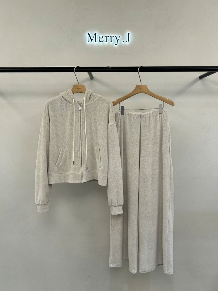 Merry J - Korean Women Fashion - #shopsmall - Soft Velour Pants - 2