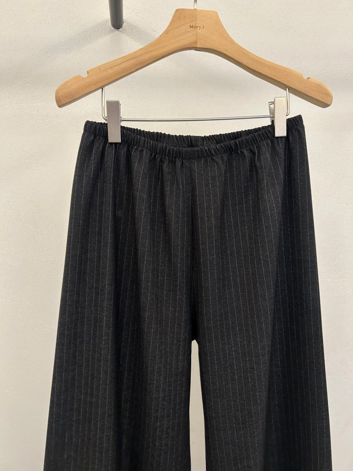 Merry J - Korean Women Fashion - #thelittlethings - Smoky Stripe Pants - 10