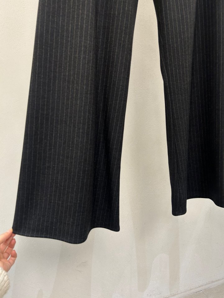 Merry J - Korean Women Fashion - #womensfashion - Smoky Stripe Pants - 12
