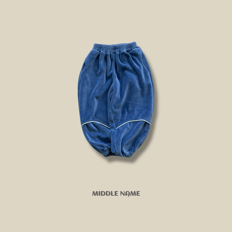 Middle Name - Korean Children Fashion - #Kfashion4kids - Velour Piping Pants - 2