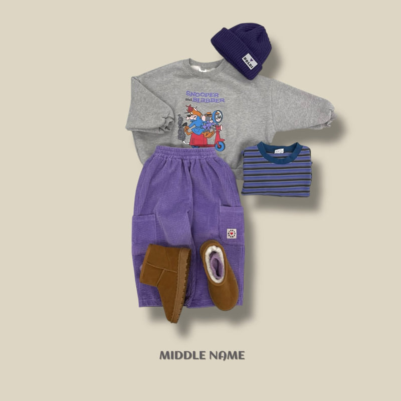 Middle Name - Korean Children Fashion - #Kfashion4kids - Corduroy Pocket Pants - 11