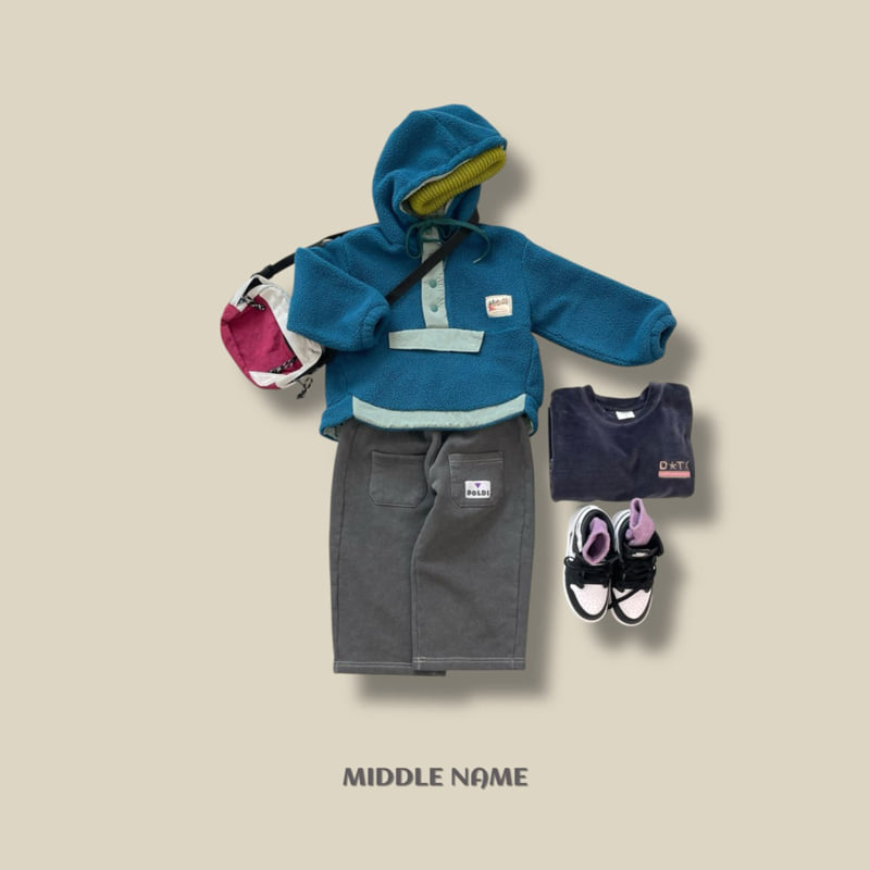 Middle Name - Korean Children Fashion - #Kfashion4kids - Fleece Hood Anorak - 9