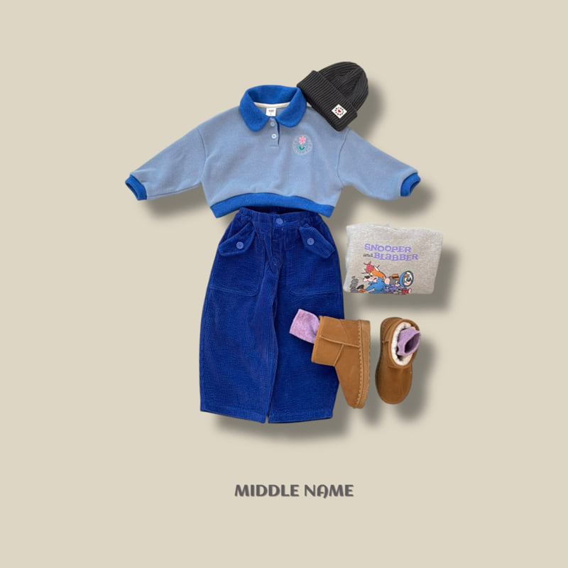 Middle Name - Korean Children Fashion - #Kfashion4kids - Corduroy Pocket Pants - 8