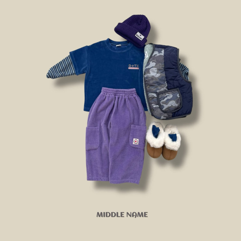 Middle Name - Korean Children Fashion - #Kfashion4kids - Velour Layered Tee - 7