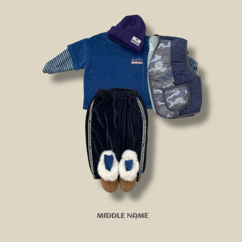 Middle Name - Korean Children Fashion - #childofig - Winter Tape Pants - 6