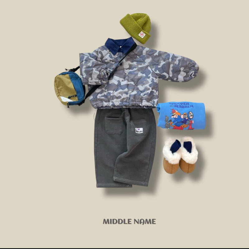 Middle Name - Korean Children Fashion - #stylishchildhood - Pig Pocket Wide Pants - 4