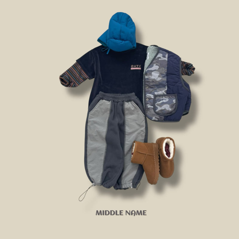 Middle Name - Korean Children Fashion - #childofig - Velour Layered Tee - 12