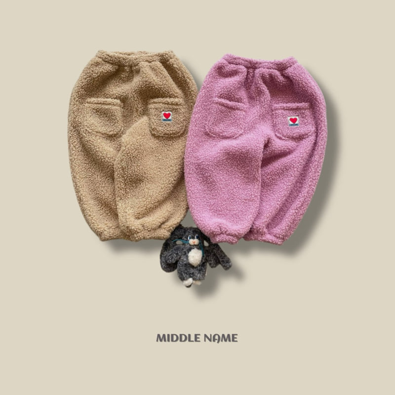 Middle Name - Korean Children Fashion - #childrensboutique - Fleece Pocket Patch Pants
