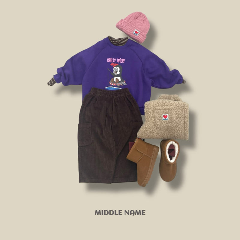 Middle Name - Korean Children Fashion - #childrensboutique - Willie Raglan Sweatshirt - 12