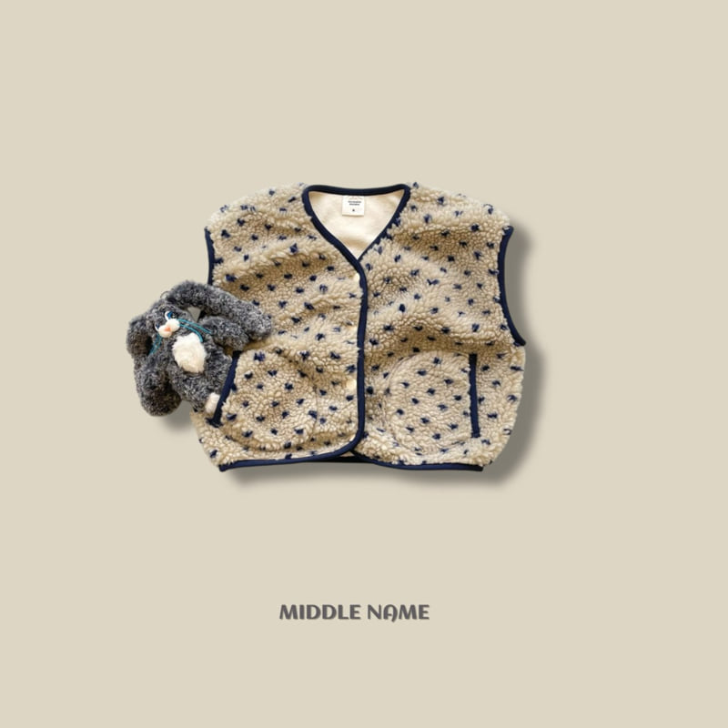 Middle Name - Korean Children Fashion - #designkidswear - Fleece Vest - 3