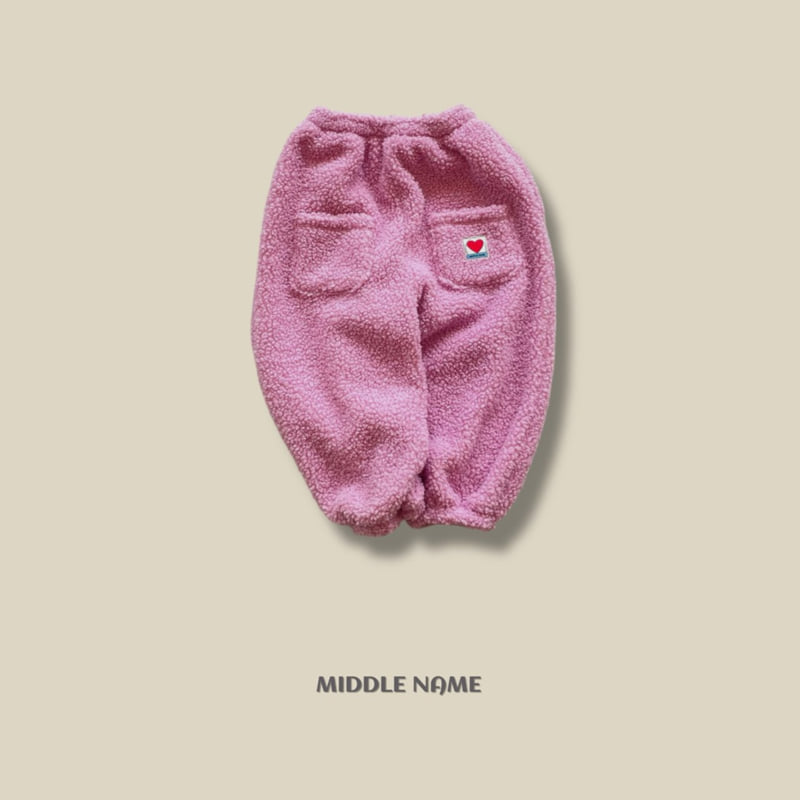 Middle Name - Korean Children Fashion - #designkidswear - Fleece Pocket Patch Pants - 2