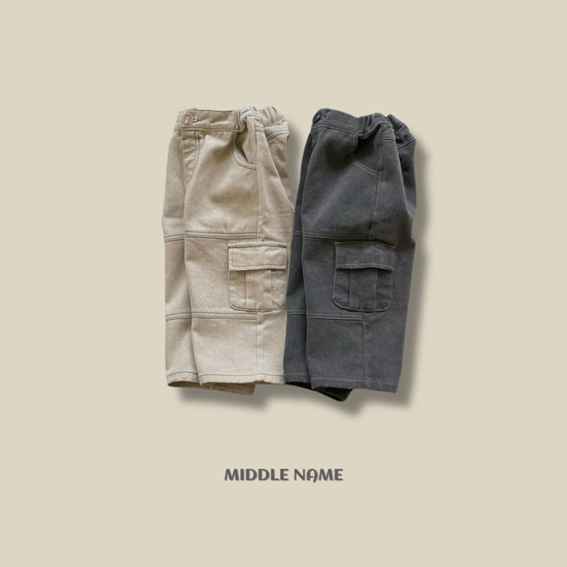Middle Name - Korean Children Fashion - #designkidswear - Cut Cargo Wide Pants