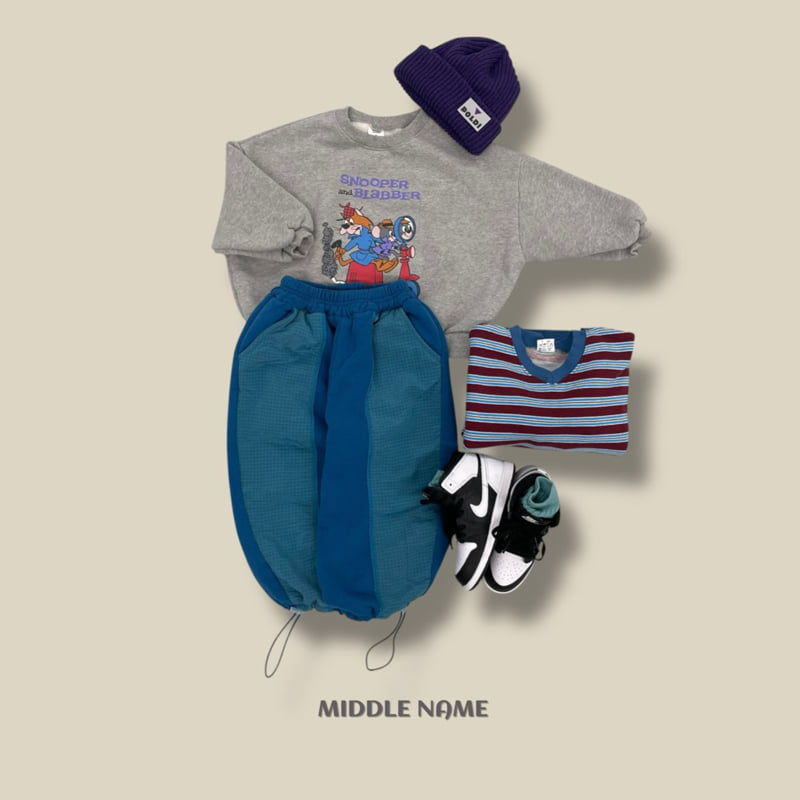 Middle Name - Korean Children Fashion - #designkidswear - Color BString Pants - 12