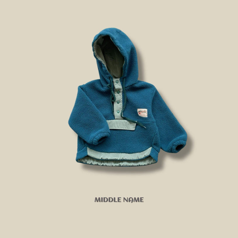 Middle Name - Korean Children Fashion - #designkidswear - Fleece Hood Anorak - 3