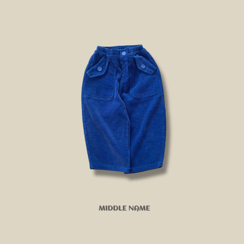 Middle Name - Korean Children Fashion - #designkidswear - Corduroy Pocket Pants - 2