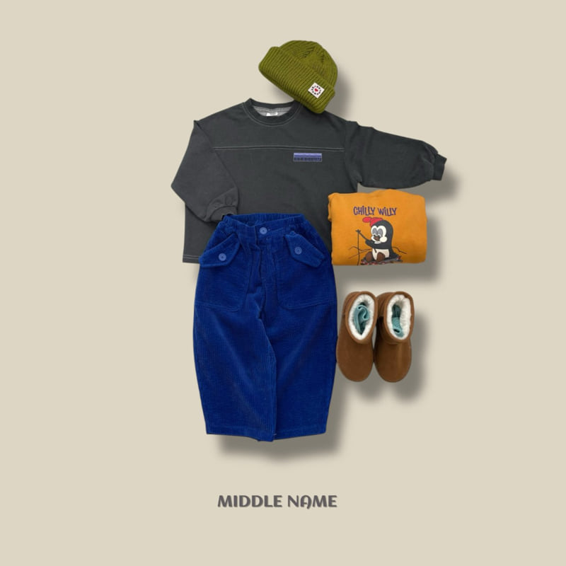 Middle Name - Korean Children Fashion - #discoveringself - Pig Cut Long Tee - 5