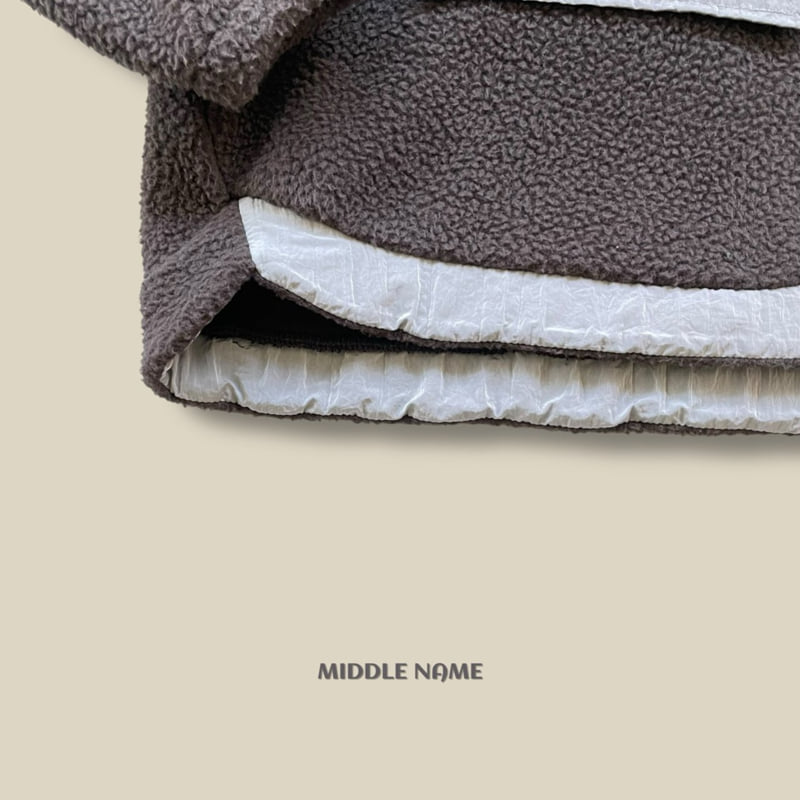 Middle Name - Korean Children Fashion - #designkidswear - Fleece Hood Anorak - 4