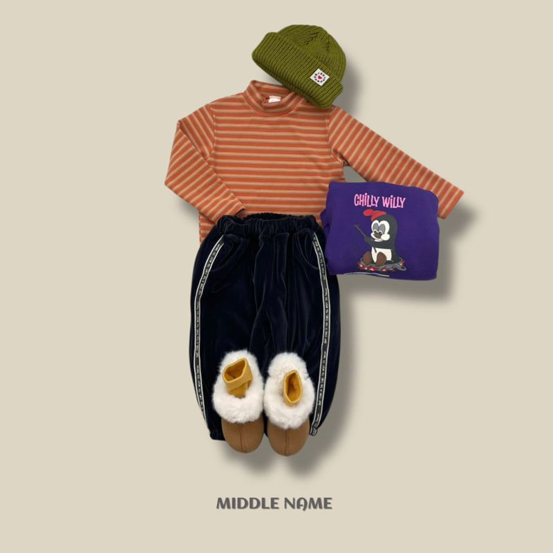 Middle Name - Korean Children Fashion - #fashionkids - Winter Tape Pants - 10