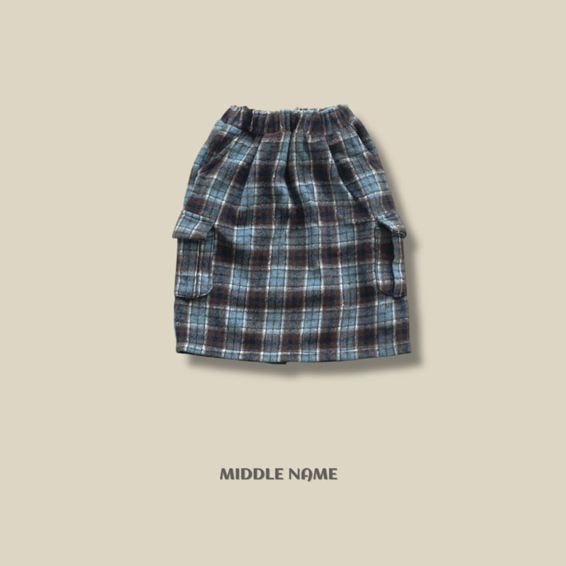 Cargo Check Long Skirt by Middle Name for Child - view 2