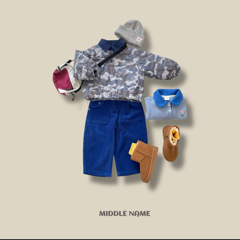 Middle Name - Korean Children Fashion - #discoveringself - Corduroy Pocket Pants - 4