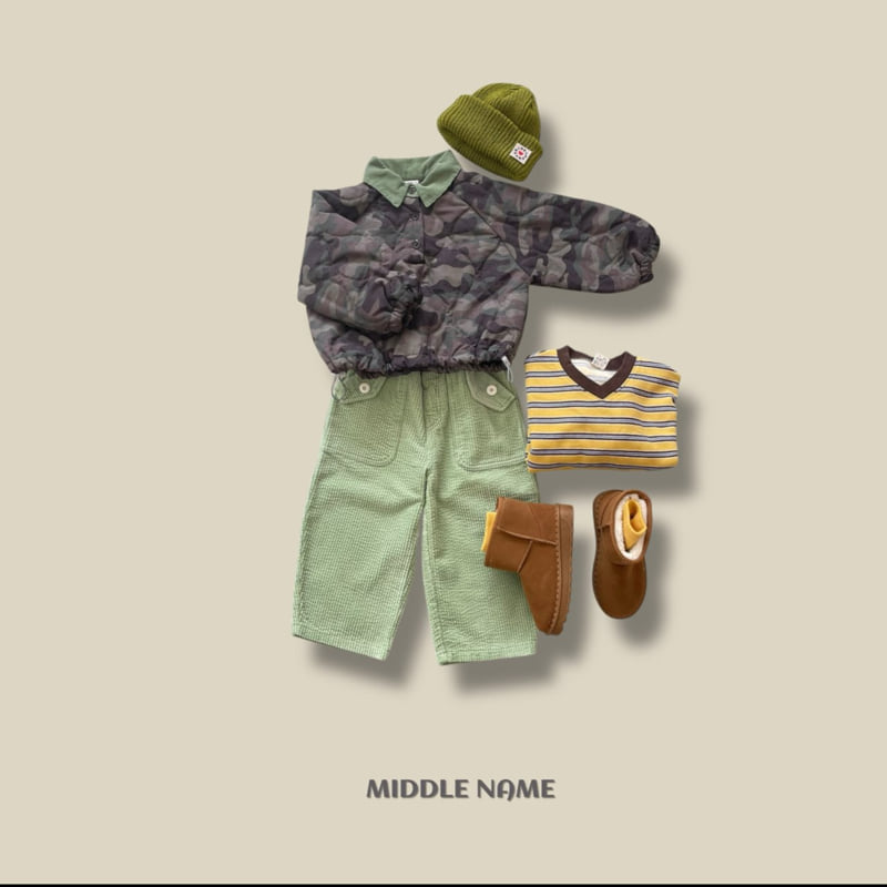 Middle Name - Korean Children Fashion - #kidsshorts - Corduroy Pocket Pants - 5