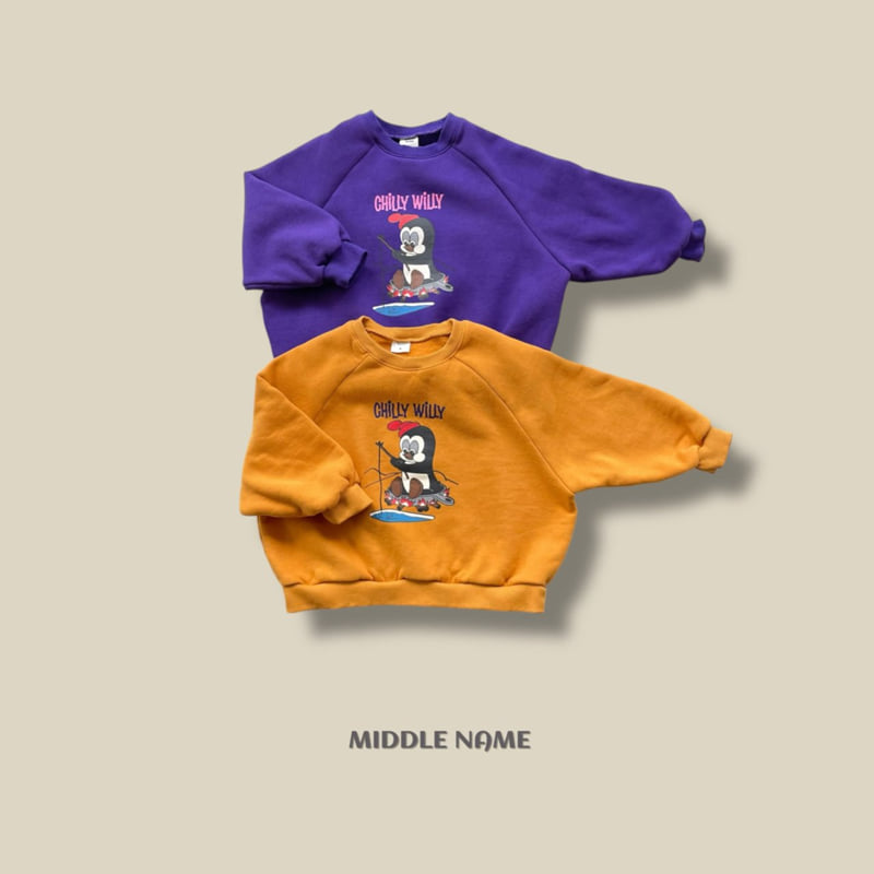 Middle Name - Korean Children Fashion - #kidsstore - Willie Raglan Sweatshirt