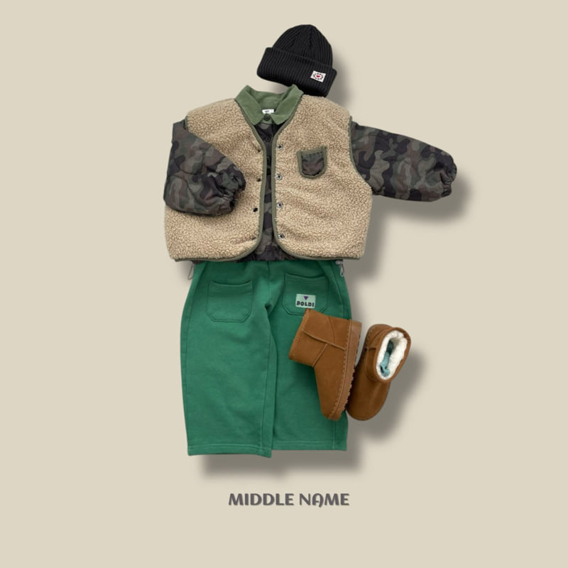 Middle Name - Korean Children Fashion - #kidsstore - Pig Pocket Wide Pants - 10
