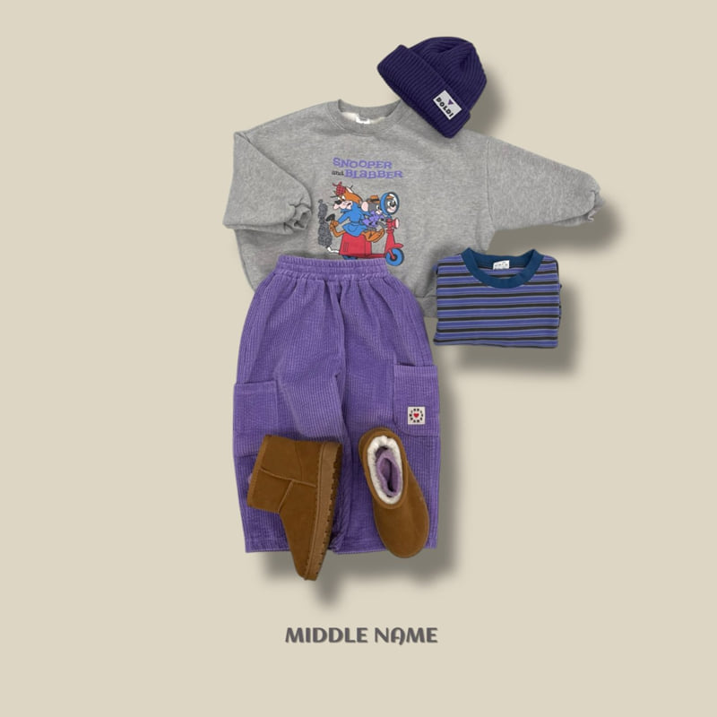 Middle Name - Korean Children Fashion - #kidzfashiontrend - Detective Sweatshirt - 12