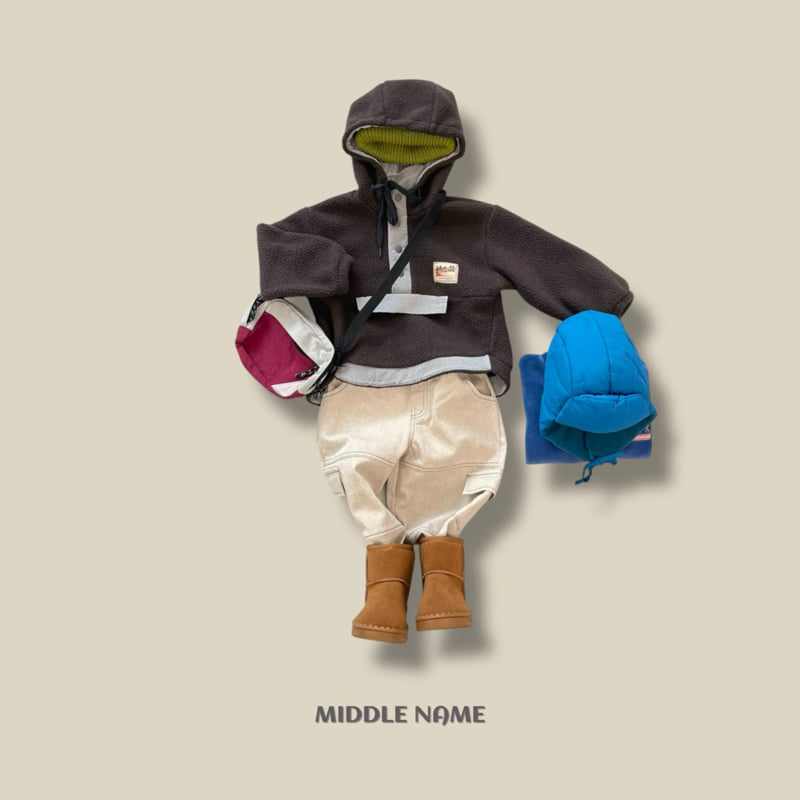 Middle Name - Korean Children Fashion - #kidzfashiontrend - Cut Cargo Wide Pants - 6