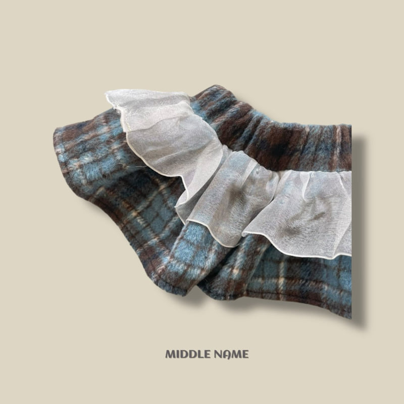 Middle Name - Korean Children Fashion - #Kfashion4kids - Check Layered Skirt - 4