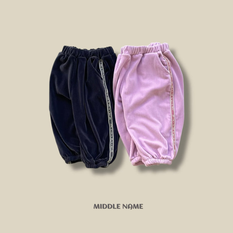 Middle Name - Korean Children Fashion - #littlefashionista - Winter Tape Pants