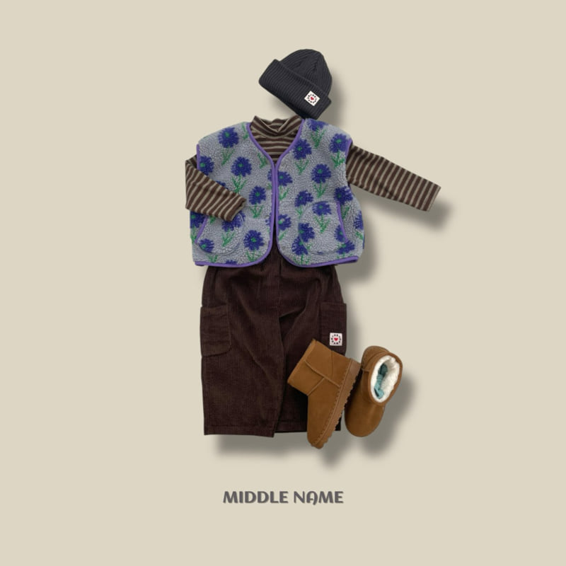 Middle Name - Korean Children Fashion - #littlefashionista - Stripe Half Turtleneck Tee - 11