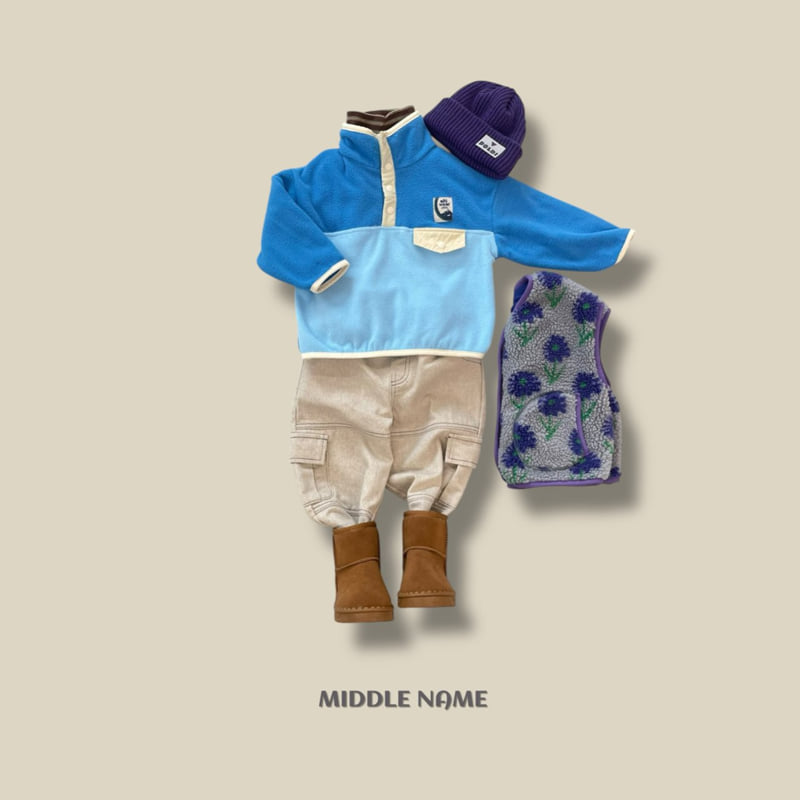 Middle Name - Korean Children Fashion - #littlefashionista - Cut Cargo Wide Pants - 8