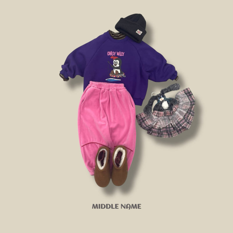 Middle Name - Korean Children Fashion - #Kfashion4kids - Willie Raglan Sweatshirt - 4