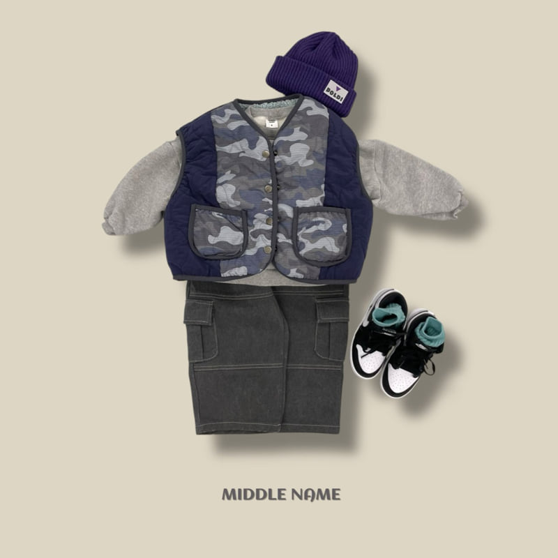 Middle Name - Korean Children Fashion - #magicofchildhood - Camo Reversible Vest - 7