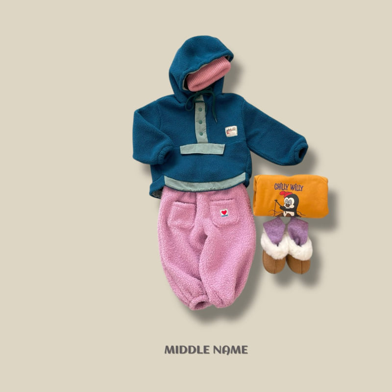 Middle Name - Korean Children Fashion - #magicofchildhood - Fleece Hood Anorak - 11