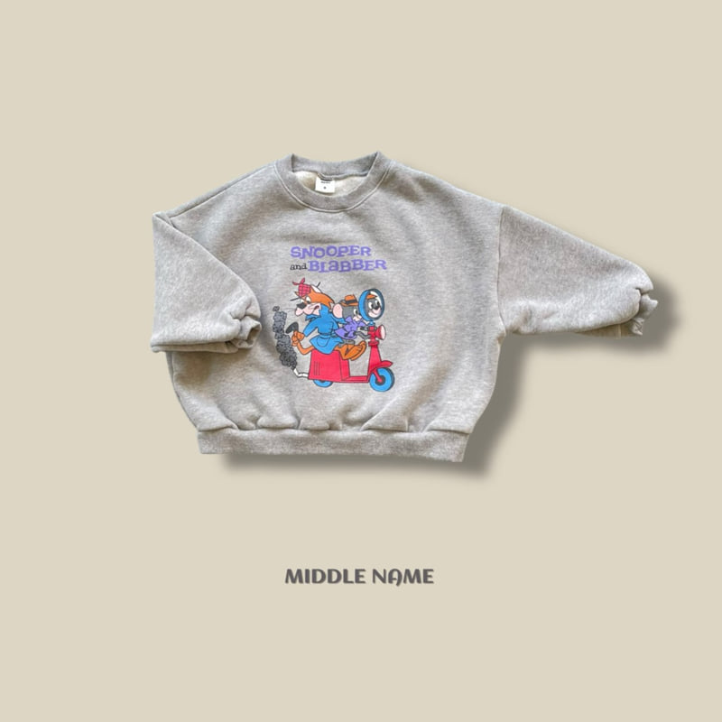 Middle Name - Korean Children Fashion - #minifashionista - Detective Sweatshirt - 2