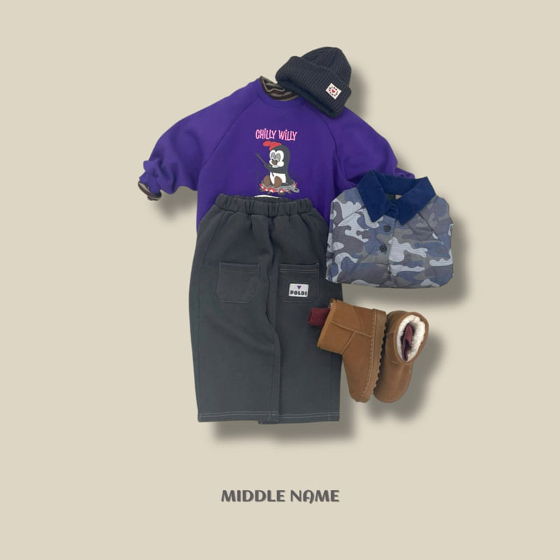 Middle Name - Korean Children Fashion - #minifashionista - Willie Raglan Sweatshirt - 6