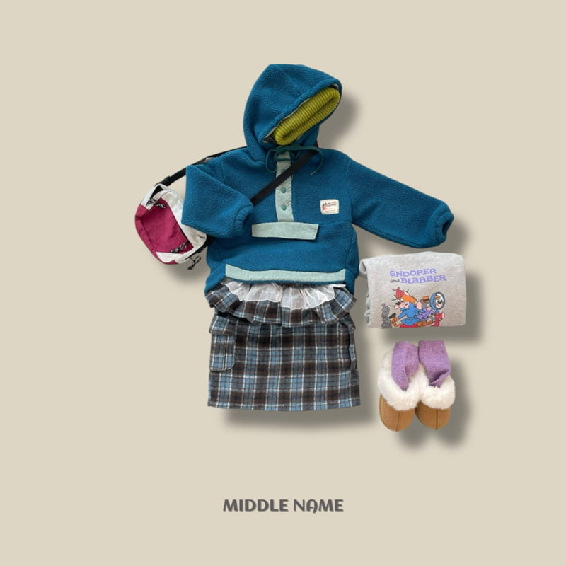 Middle Name - Korean Children Fashion - #minifashionista - Fleece Hood Anorak - 12