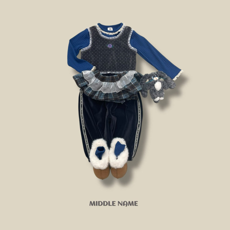 Middle Name - Korean Children Fashion - #minifashionista - Winter Tape Pants - 4
